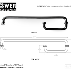 8" x 24" Combi Handle